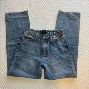 Fashion Nova Flared Classic Blue Denim Jeans